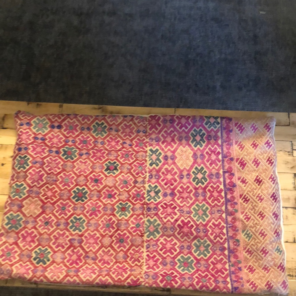 Chinese wedding blanket pillow cover